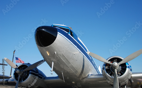 Vintage DC3 airplane