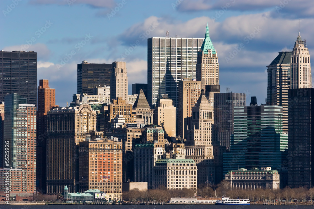 New York Financial District - obrazy, fototapety, plakaty 