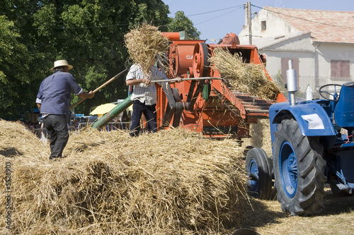 Fotografie Agriculture et métier : les moissons des paysans d'autrefois