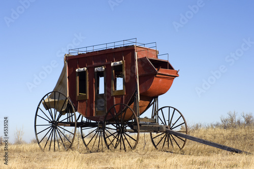 Stagecoach - ready to travel West. photo