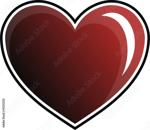 corazon gloss aislado