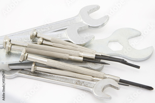 Wrenches and screw-drivers photo