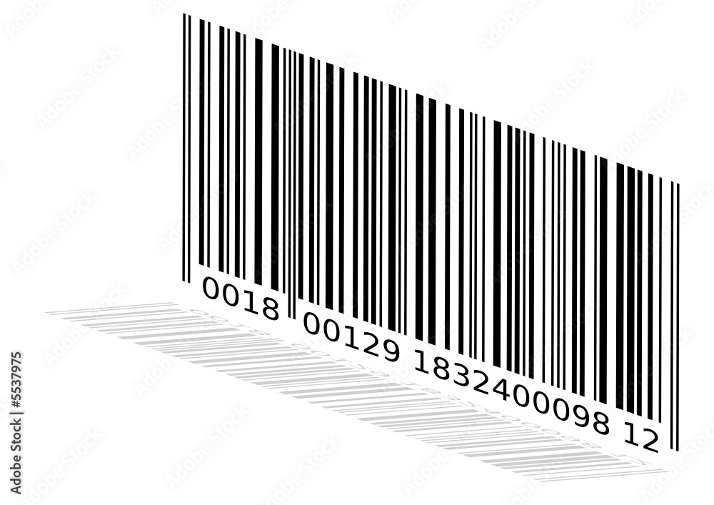code barre ombré