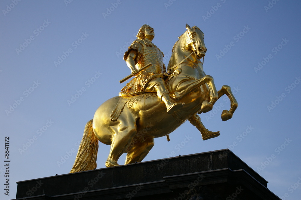 Obraz premium goldener reiter