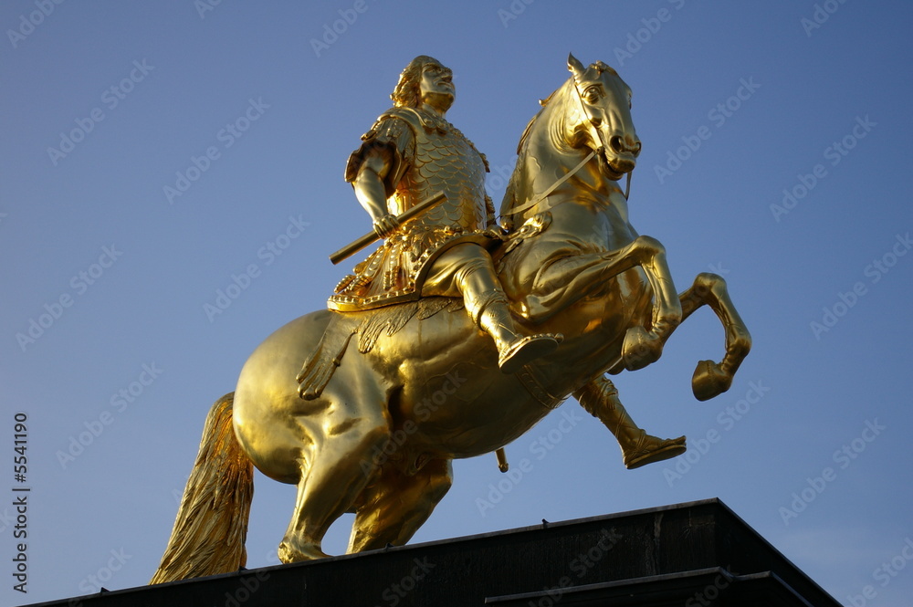 Obraz premium goldener reiter