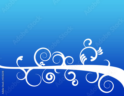 blue background with swirls