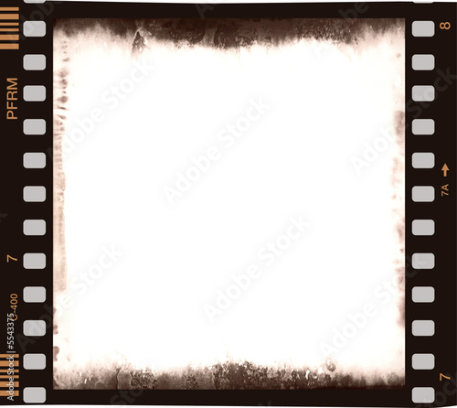 film strip with emulsion delay and empty central part 2