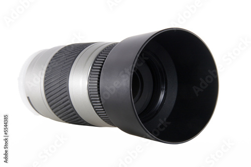 Modern Camera Lens on a white background