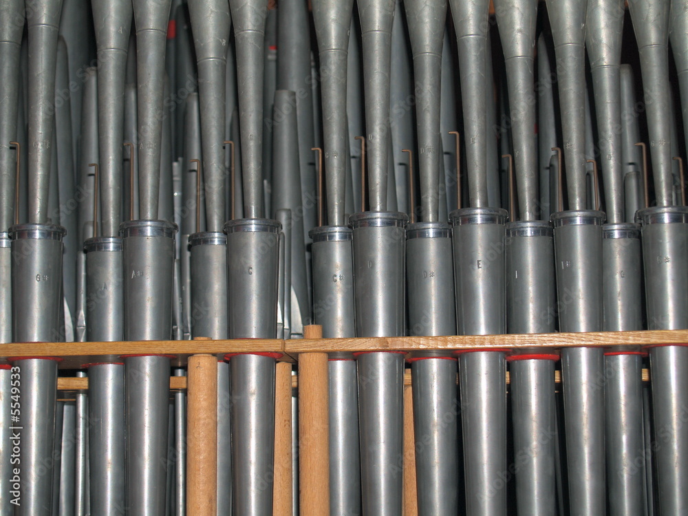Obraz premium Organ pfeifen