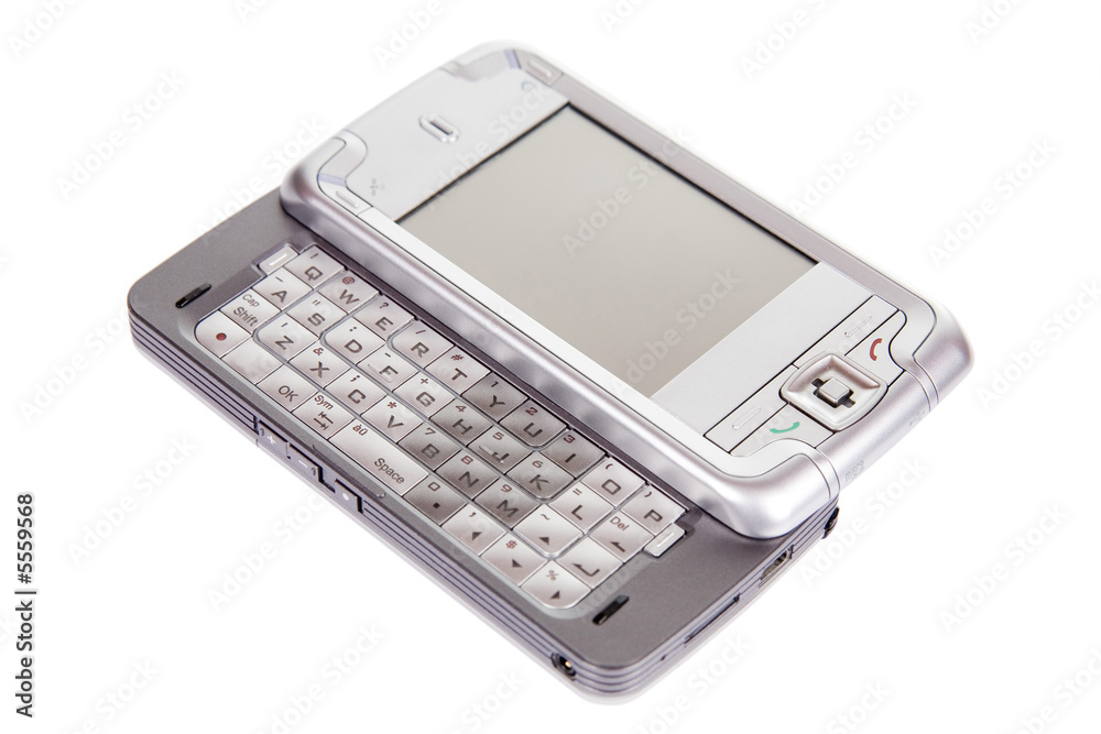 smartphone with GPS module - isolated on white background
