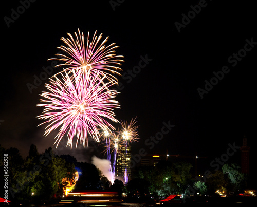 Höhenfeuerwerk in Köln