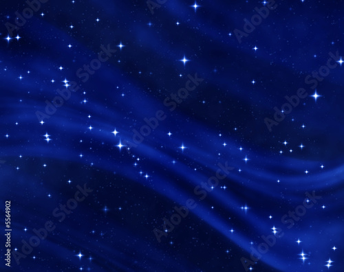 a nice blue star field of bright and shining stars