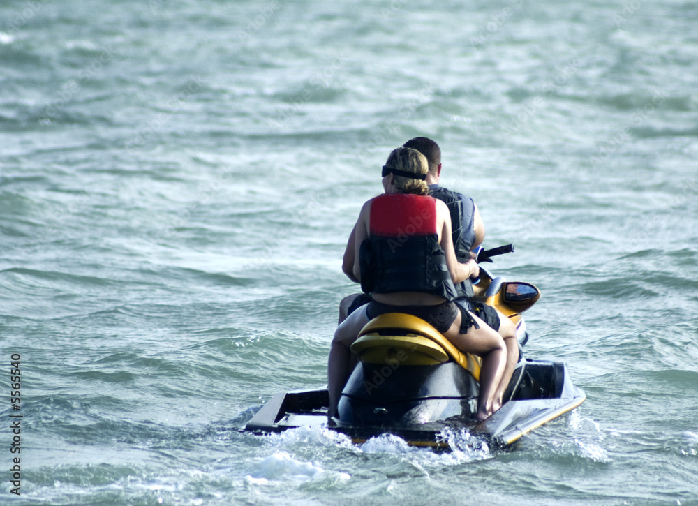 Obraz premium water skidoo