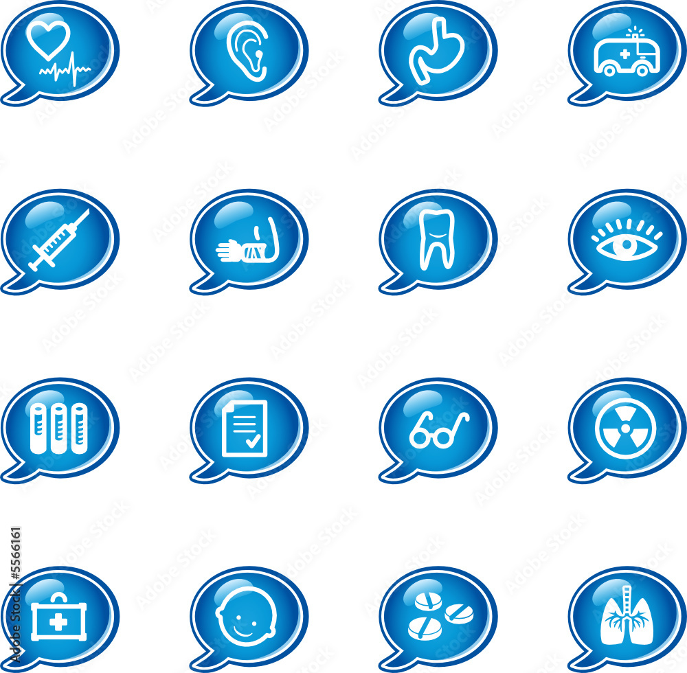 bubble medicine icons bubble medicine icons