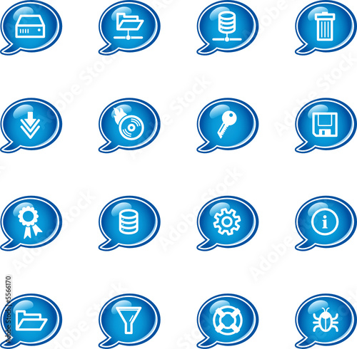 bubble server icons