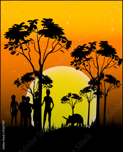 Tiere aus Afrika - Vector