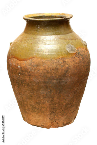 Old vintage traditional pot