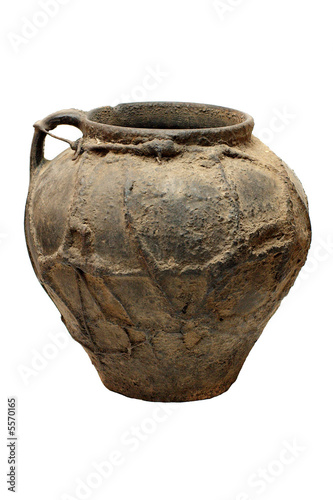 Old vintage traditional pot