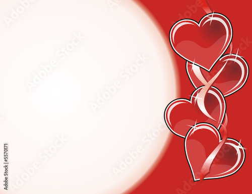 tarjeta corazones