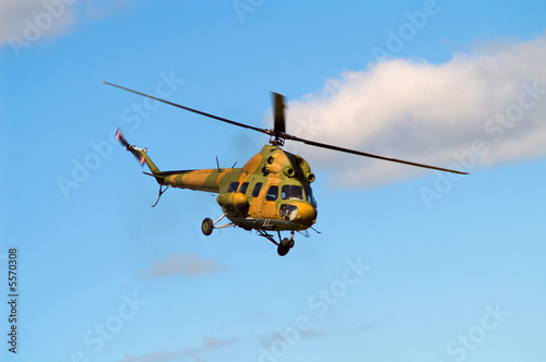 khaki helicopter