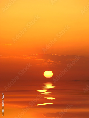 Fototapeta Naklejka Na Ścianę i Meble -  Yellow sunset