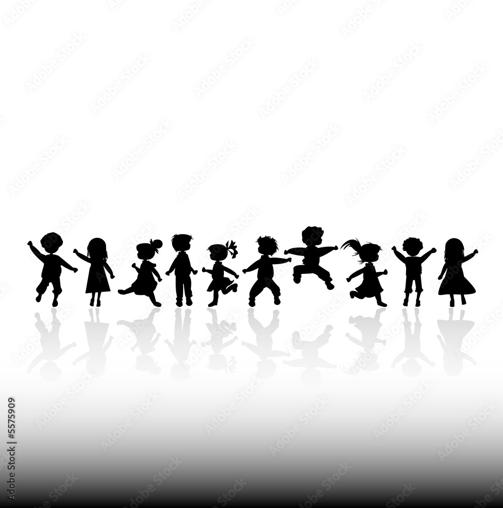 kids silhouettes