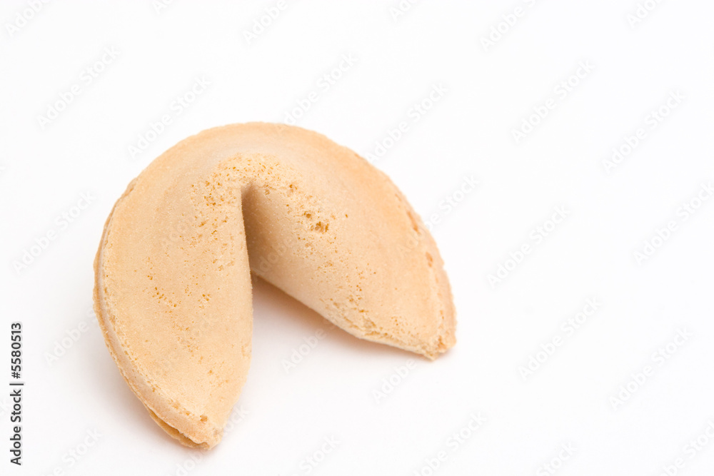 Asian fortune cookie with clipping work path included in file. Asian fortune cookie with clipping work path included in file.