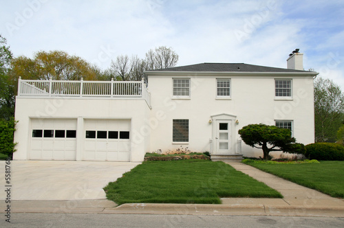 Stucco two-story