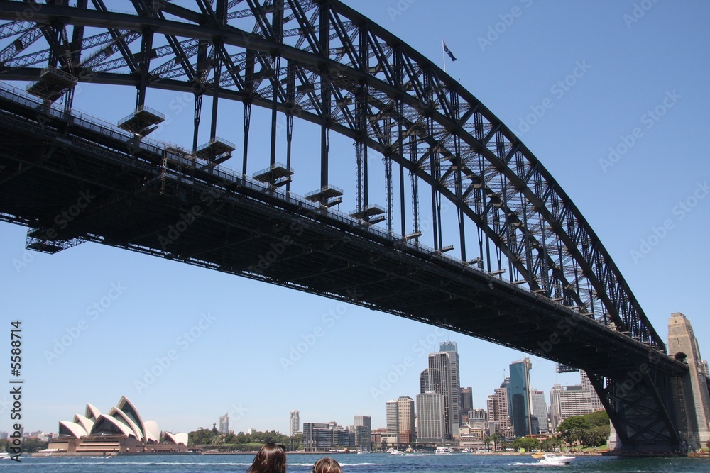 Fototapeta premium Sydney under the bridge