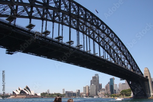 Sydney under the bridge