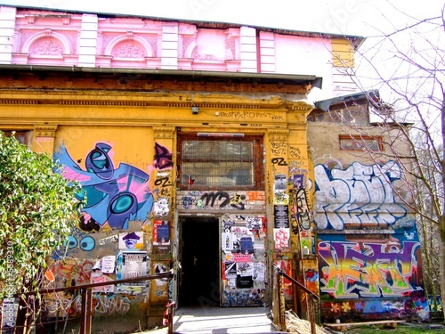 Bild auf Leinwand Graffiti
