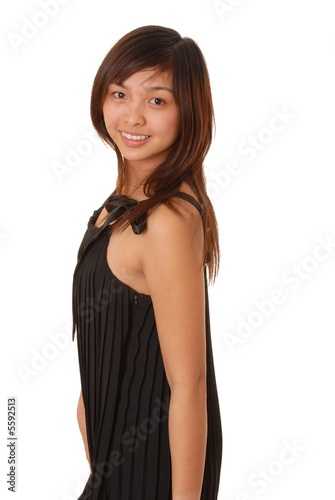 Lovely Asian Brunette Girl