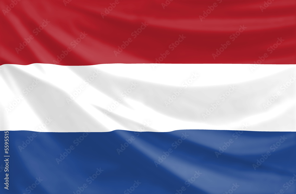 Naklejka premium flag of kingdom of the netherlands