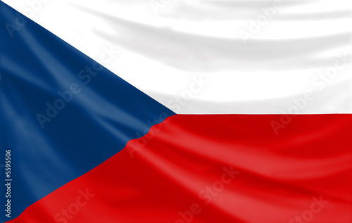 Fototapete flag of the czech republic