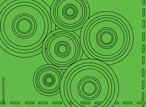 An Abstract Green Background image 