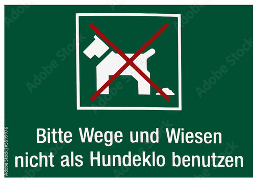 Schild Hund 02