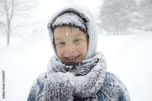 Boy in the Snow
