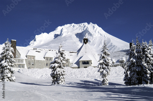 Timberline lodge on Mt. Hood National Forest