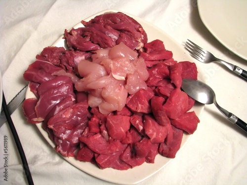 Pierrade de viande