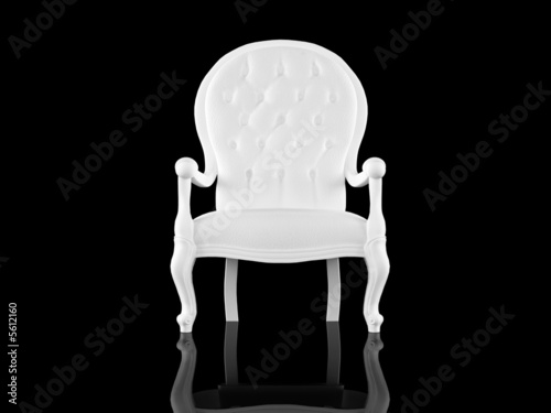 White armchair