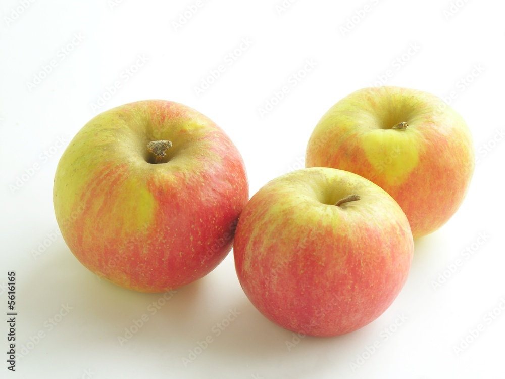 some red and yellow apples