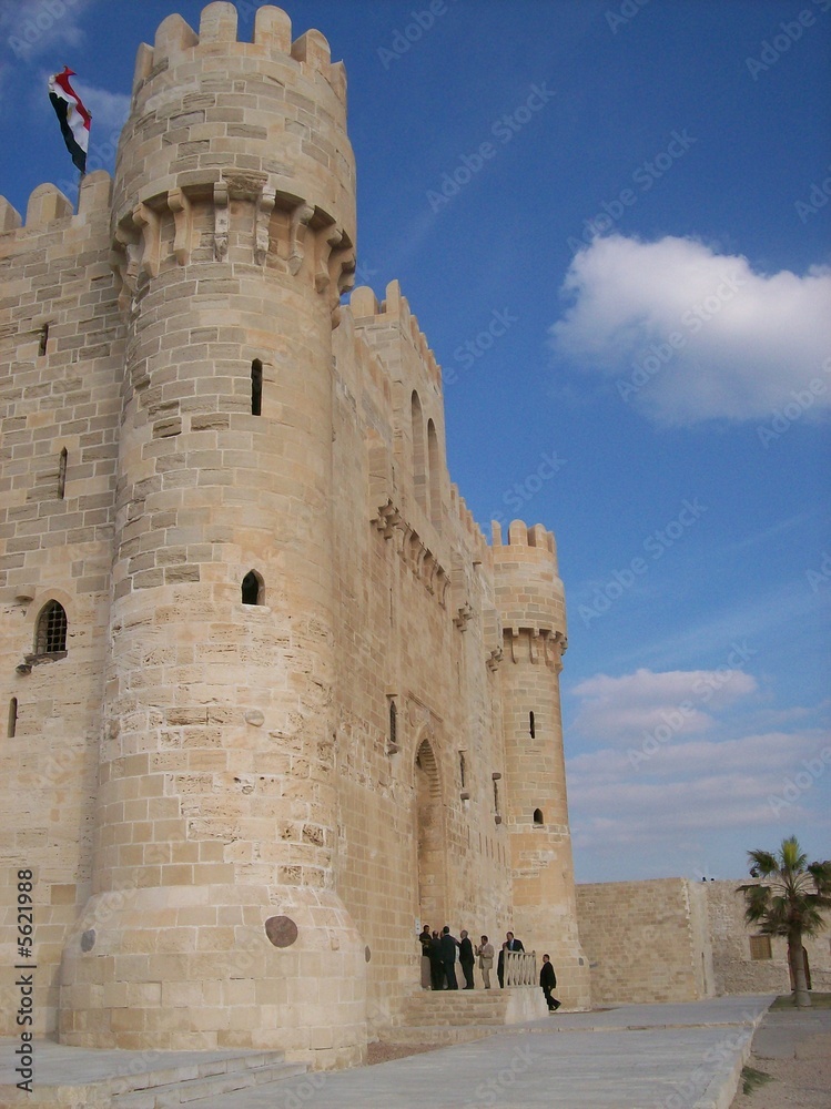 vertical qaitbey castle