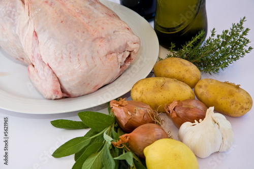 zutaten für olivenhähnchen