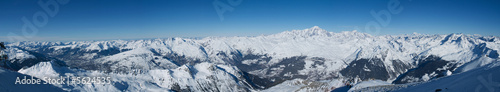 Panoramic in Les Arcs. France © Steeve ROCHE