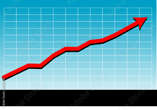 sales success chart vector