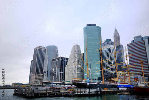 Lower Manhattan at South Street Seaport