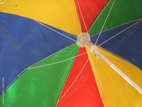 Sun umbrella from within