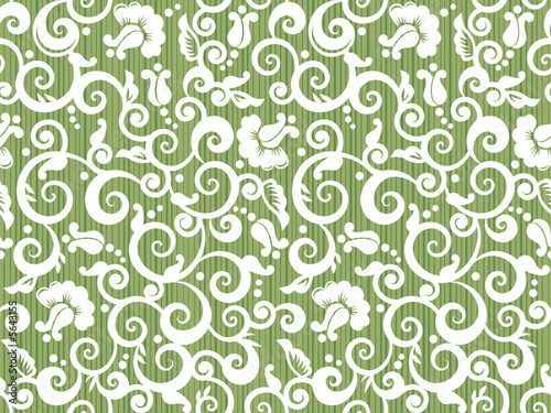 Floral repeat pattern, or seamless wallpaper, tilable background