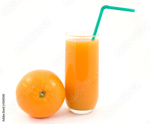 orange juice summer refreshment