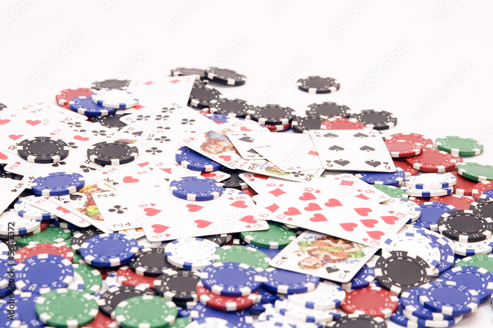 Naklejka premium Poker chip
